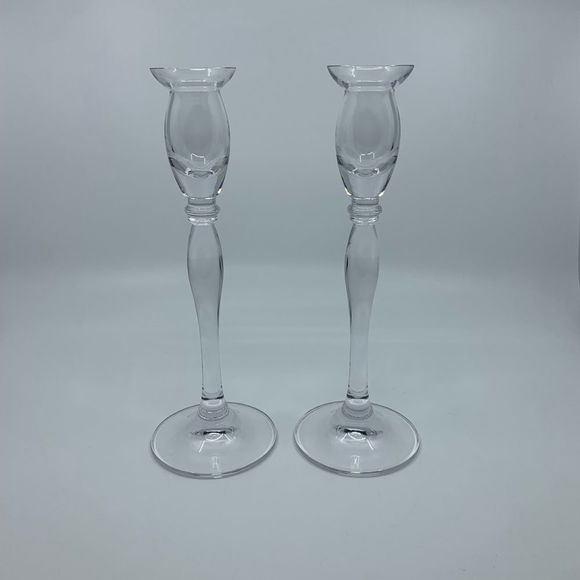 Mikasa | Accents | Mikasa Ballet9 Crystalcandlesticks | Poshmark